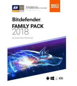Bitdefender Family Pack 2018 chroni system Windows, Mac OS, iOS oraz Android. Teraz taniej o 30%