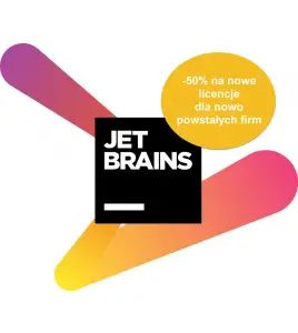 Zniżka 50% na zakup nowych licencji JetBrains