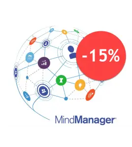 Narzędzie mapowania umysłu‎ MindManager 2019 w cenie obniżonej o 15%