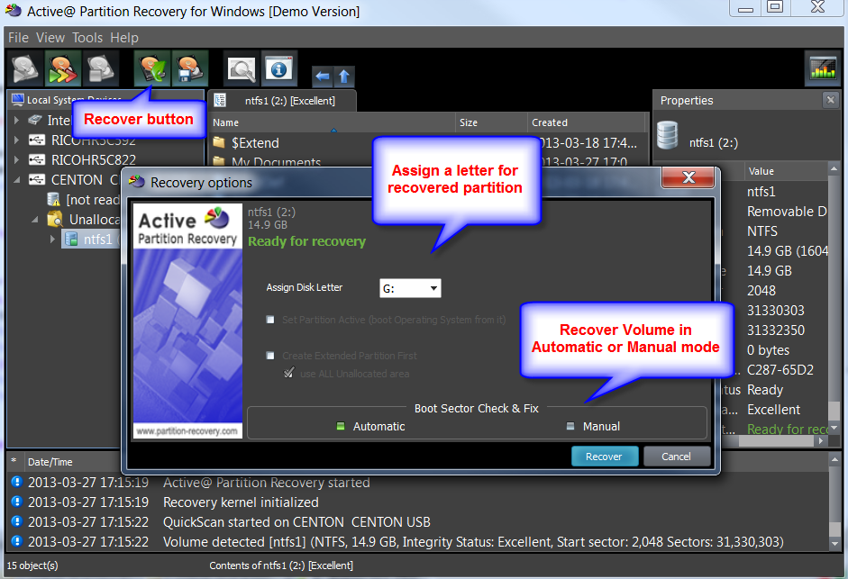 Active Partition Recovery 17